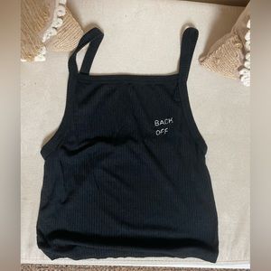 L.A. Hearts Black Crop Top